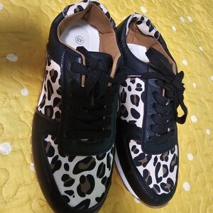 Animal Print Sneakers